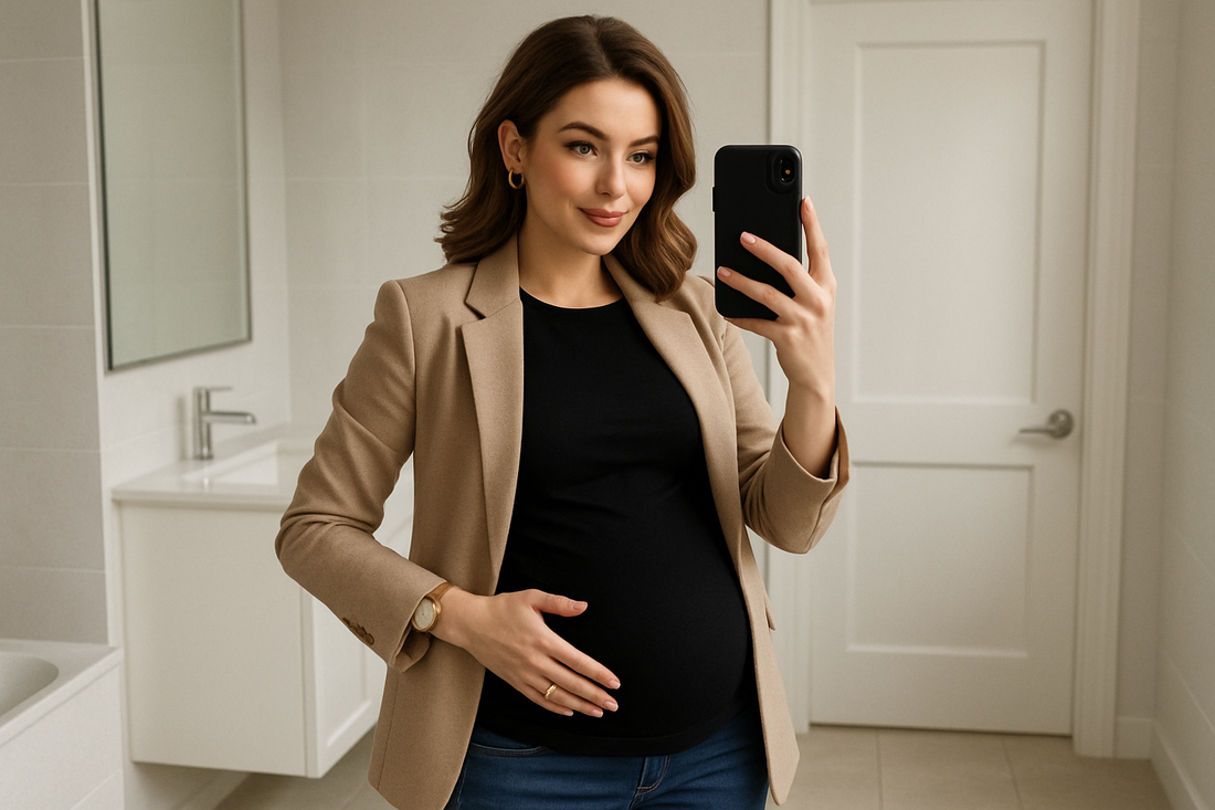 “How to Master Pregnancy Style Without Any Sad Maternity Clothes” (Marie Claire)