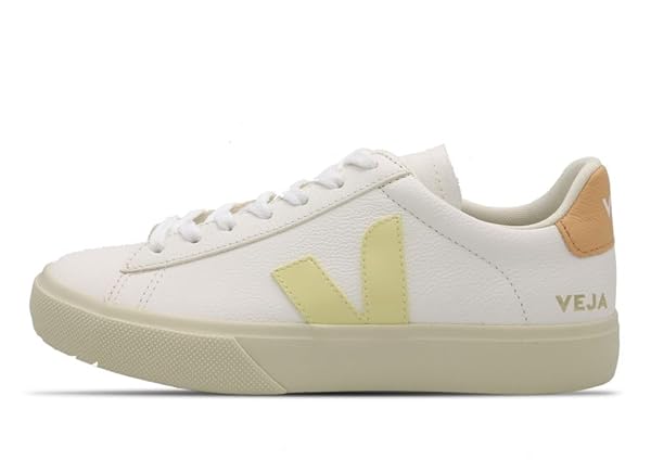 Veja Women Campo Sneakers White - Sun - Peach 7 US