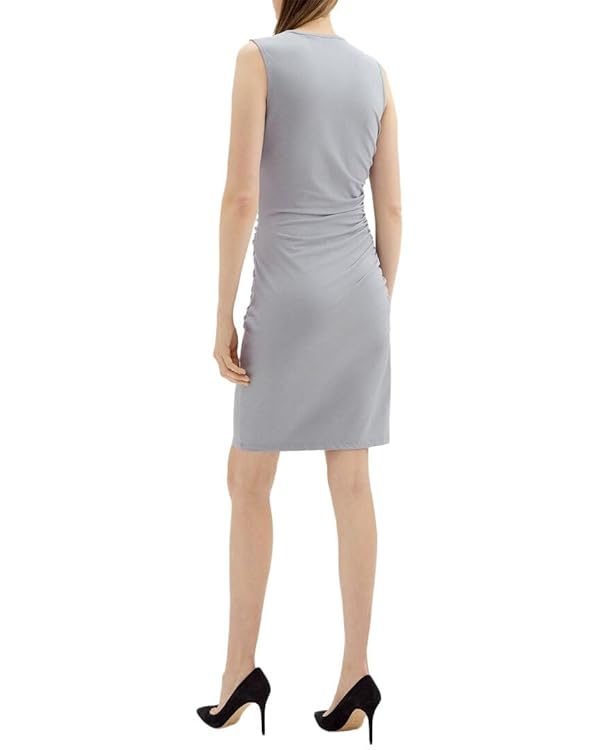 Theory Womens Gather Waist Dress, P