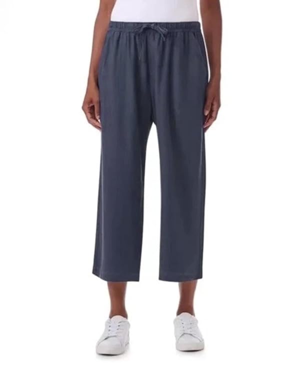 Splendid Women's Cropped Wide Leg Drawstring Pants