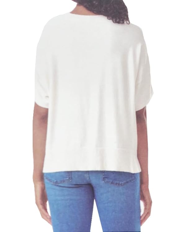 Splendid Women's Boxy Short Sleeve Sweater Top