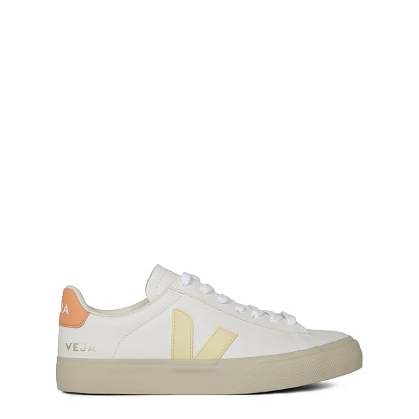 Veja Women Campo Sneakers White - Sun - Peach 7 US