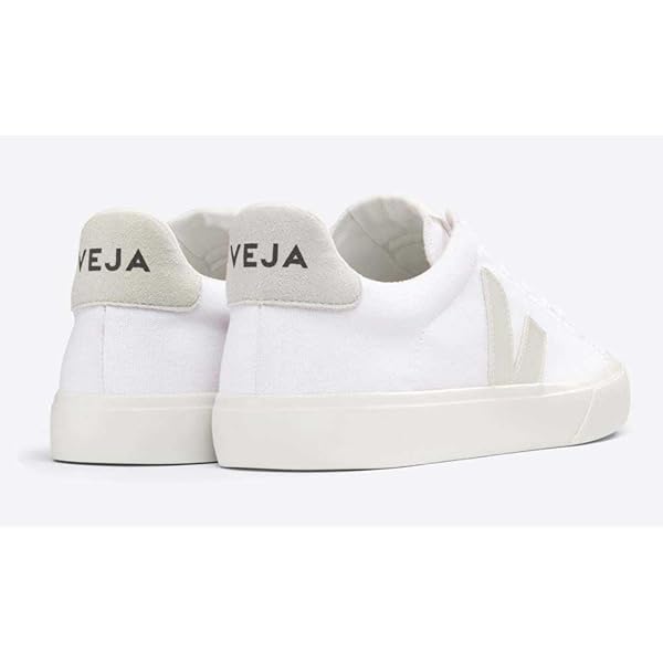 Veja Women's Campo Canvas Trainers Sneakers/Shoes White Pierre Color
