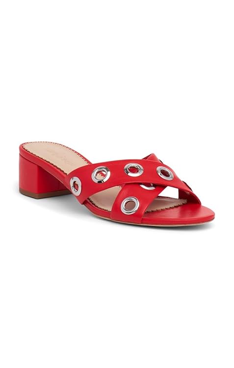 Cinq à Sept womens Maya Criss Cross Grommets Sandal