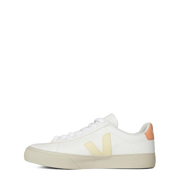 Veja Women Campo Sneakers White - Sun - Peach 7 US