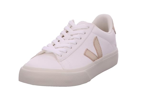 VEJA, Women, Campo, Extra White/Platine, 11.5, Medium