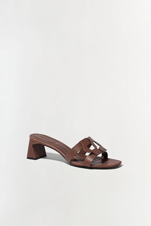Monogram Block Heel Sandal