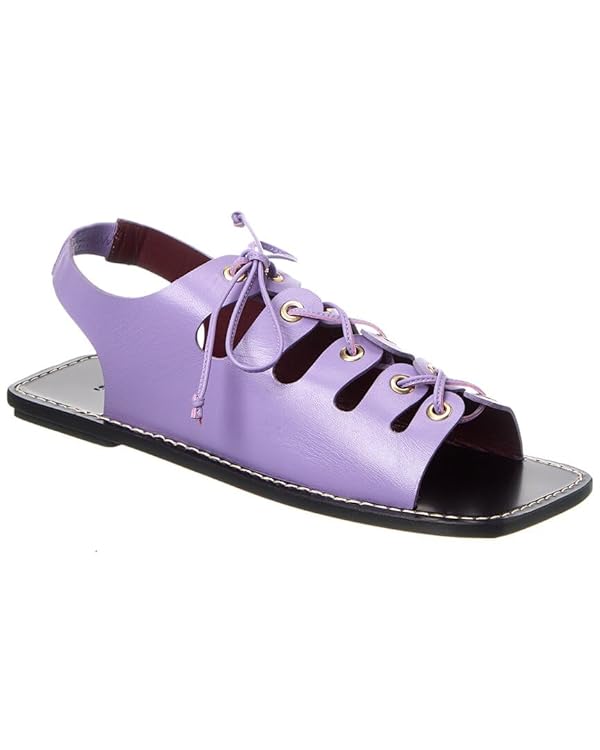 STAUD Quinn Leather Sandal