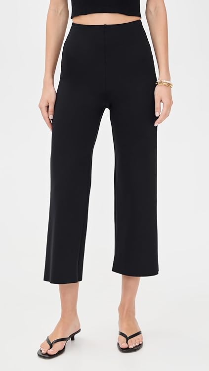 commando Women's Neoprene Cropped Wide Leg Pants