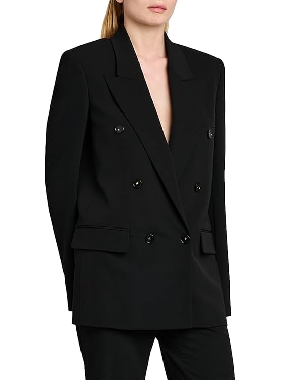 Double-Breasted Boyfriend Jacket
