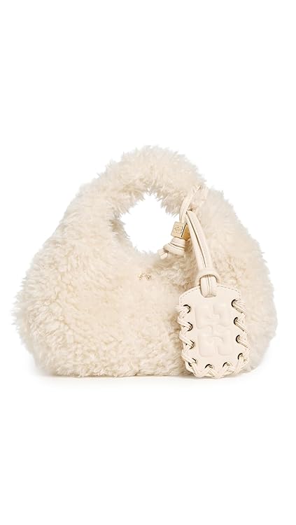 Ganni Women's Hobo Mini Faux Fur Bag
