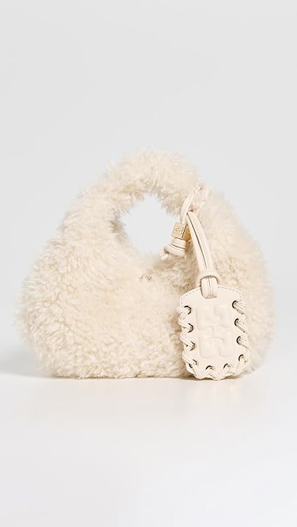 Ganni Women's Hobo Mini Faux Fur Bag