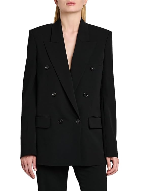 Double-Breasted Boyfriend Jacket