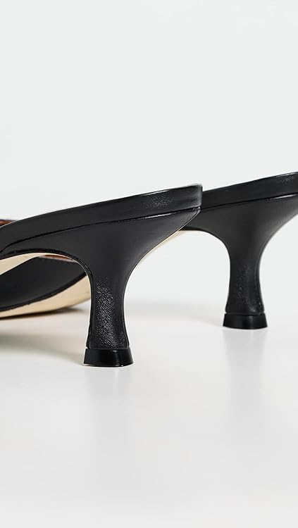 STAUD Women's Brigitte Mules, Black, 11.5 Medium US