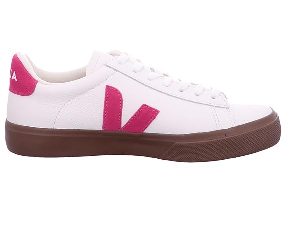 VEJA Women's Campo White Pink Bark EU 38 (US Women's 7) Medium