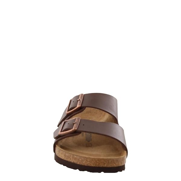 Birkenstock Women's Arizona Birko-Flo Dark Brown Birko-flor Sandals - 43R EU (US Men EU's 10-10.5,US Women EU's 12-12.5)