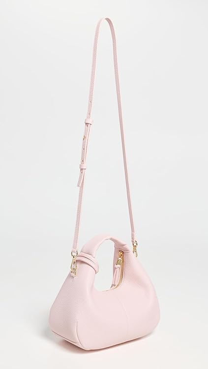 Ganni Women's Mini Grained Hobo Bag