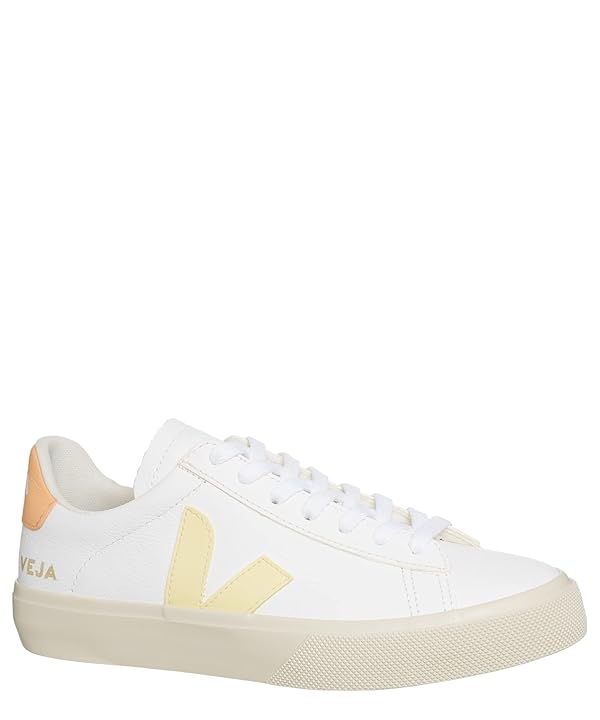 Veja Women Campo Sneakers White - Sun - Peach 7 US