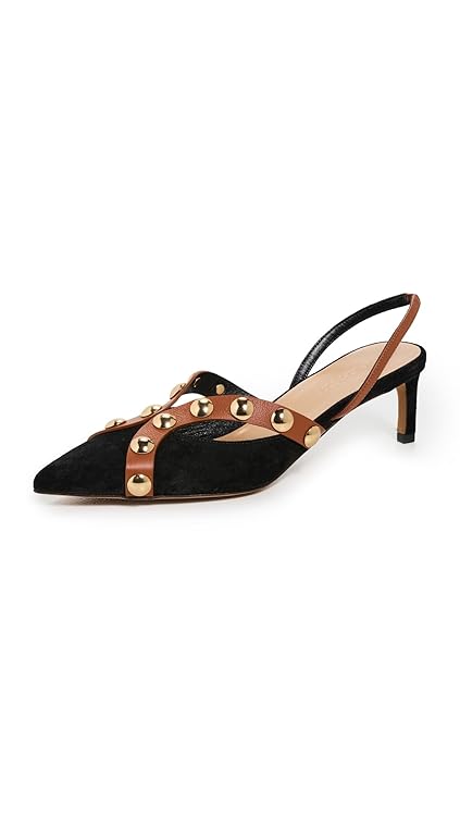 Ulla Johnson Women's Vendome Studded Kitten Heels