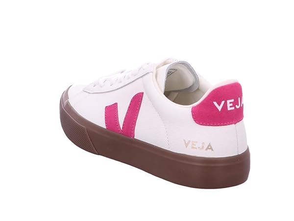 VEJA Women's Campo White Pink Bark EU 38 (US Women's 7) Medium