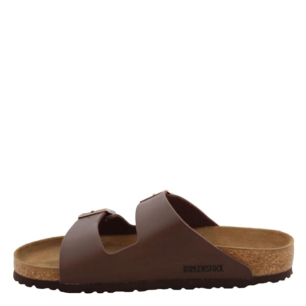 Birkenstock Women's Arizona Birko-Flo Dark Brown Birko-flor Sandals - 43R EU (US Men EU's 10-10.5,US Women EU's 12-12.5)