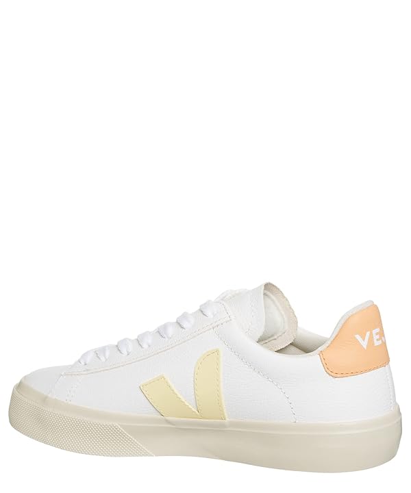 Veja Women Campo Sneakers White - Sun - Peach 7 US