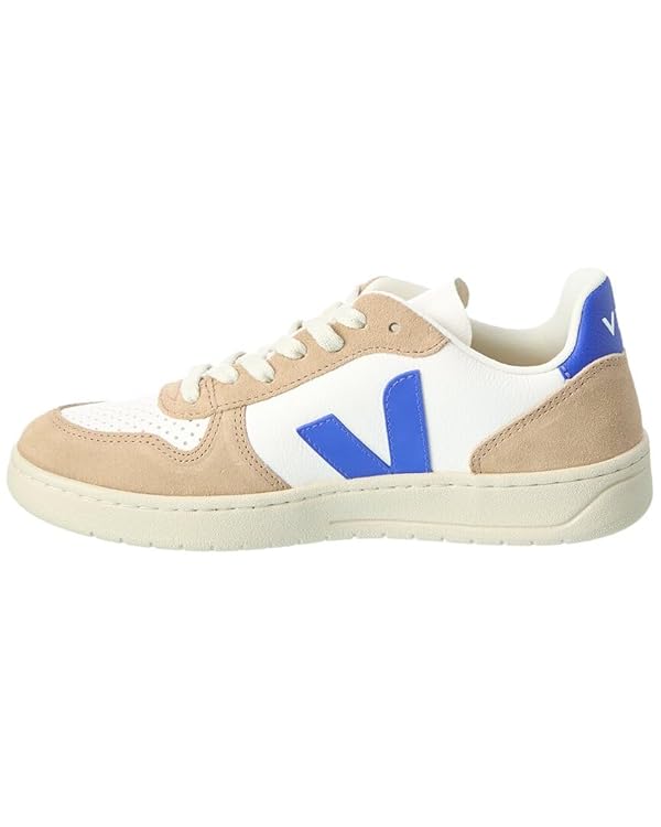 VEJA Women's V-10 Sneaker, Extra White/Paros/Sahara, 5