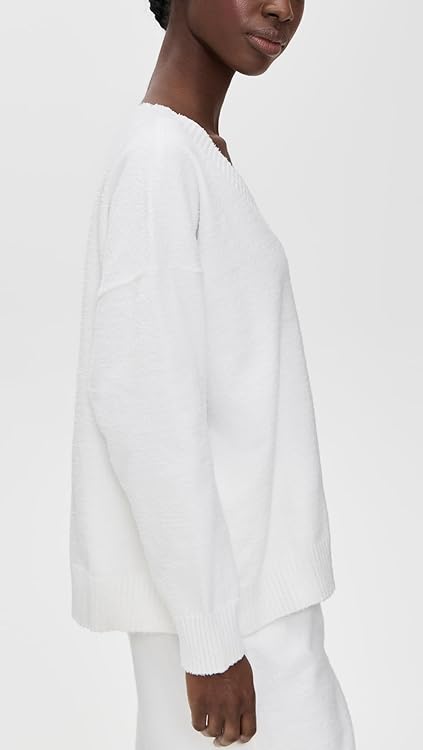 Eberjey Women's Recycled Boucle V Neck Sweater