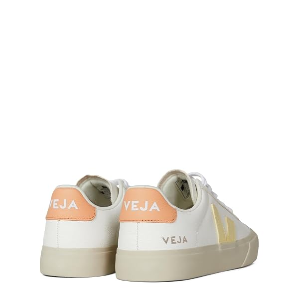 Veja Women Campo Sneakers White - Sun - Peach 7 US