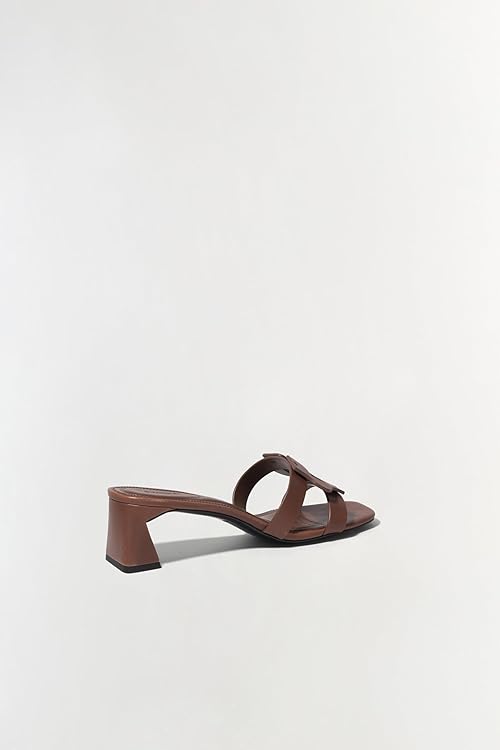 Monogram Block Heel Sandal