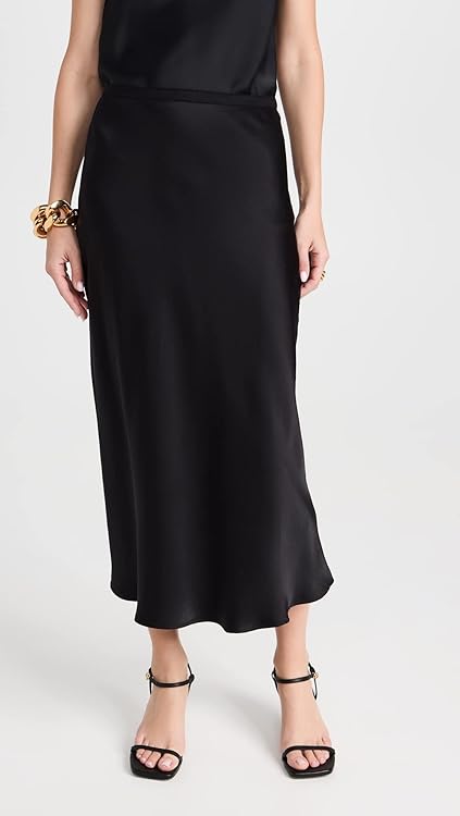 ANINE BING Women's Bar Silk Skirt