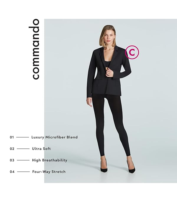 commando Women's Ultimate Opaque Footless Tights