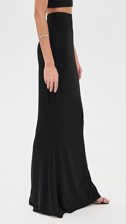 Norma Kamali Women's Obie Long Skirt