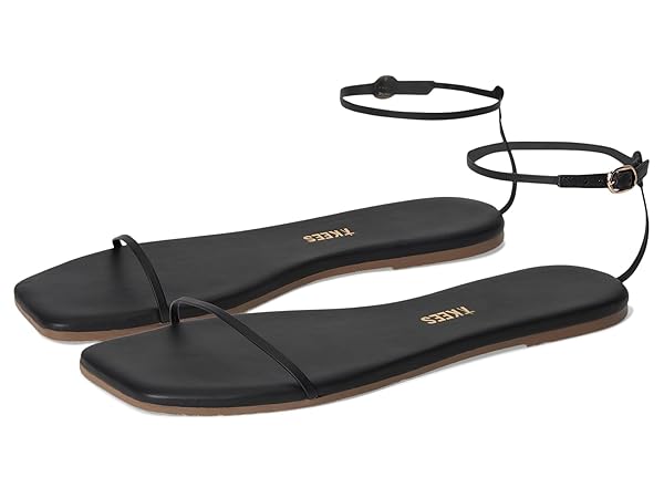 TKEES Women's Square Toe Twiggy Sandals