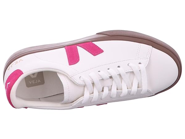 VEJA Women's Campo White Pink Bark EU 38 (US Women's 7) Medium