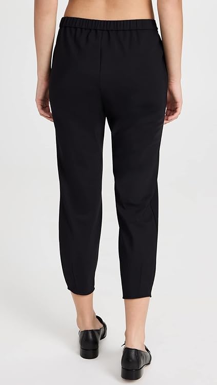 Theory Women's Tapered Dart Pull-on Pant in Precision Ponte