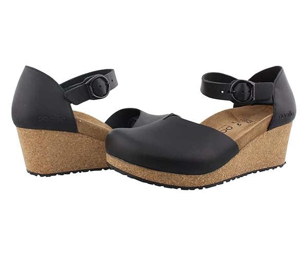 Birkenstock womens MaryMary- Black Ltr N