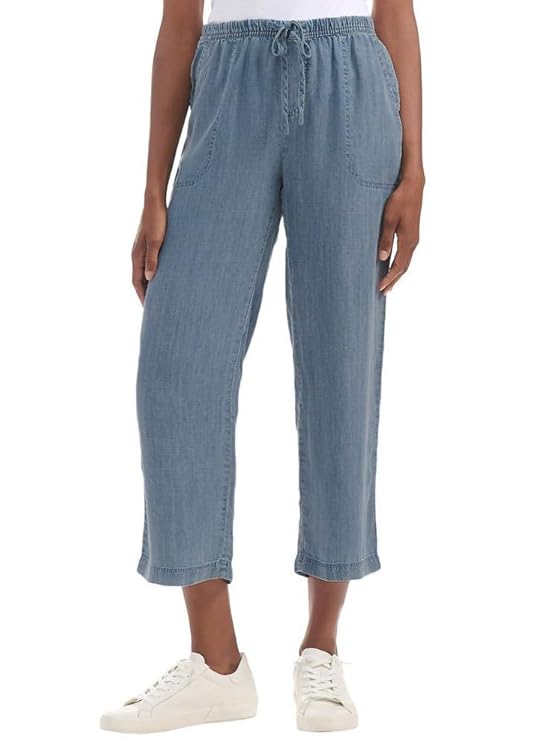 Splendid Women's Cropped Wide Leg Drawstring Pant