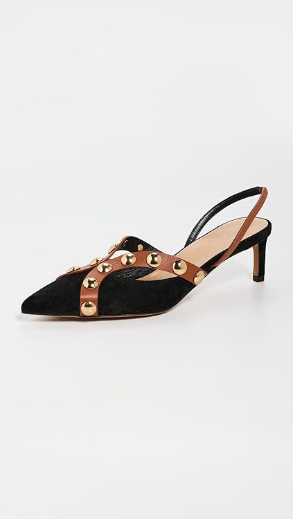 Ulla Johnson Women's Vendome Studded Kitten Heels