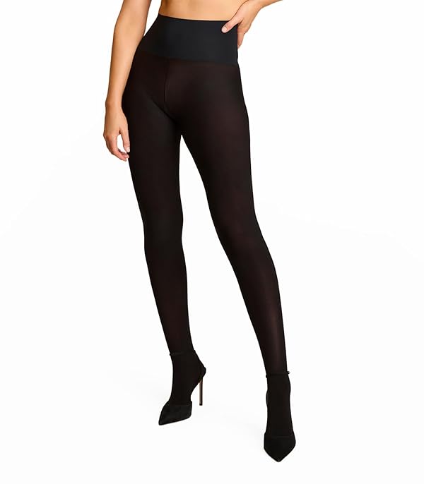 commando Women's Fleece Lined Opaque Tights