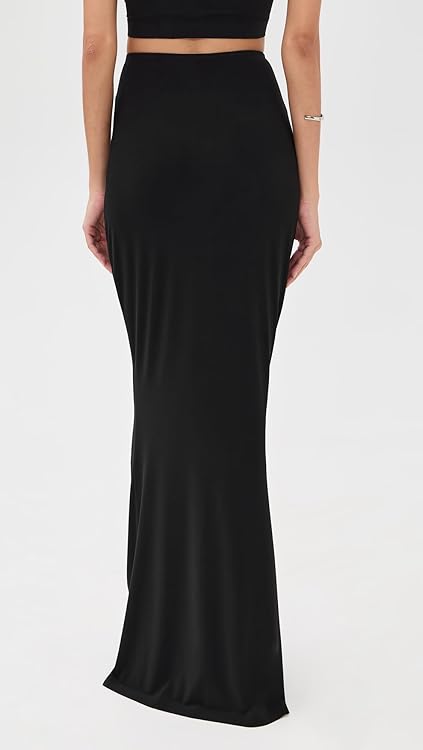 Norma Kamali Women's Obie Long Skirt