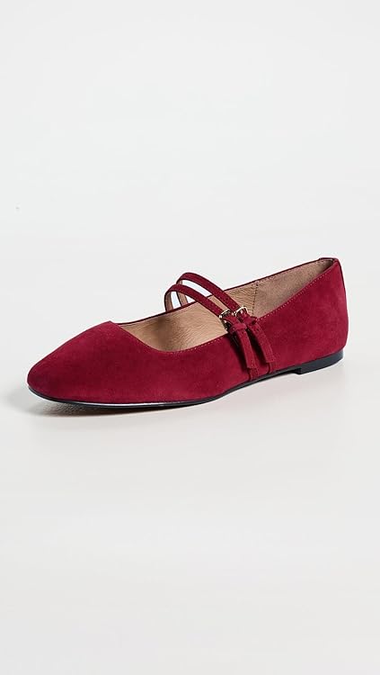 Madewell Women's Greta Two Strap Flats