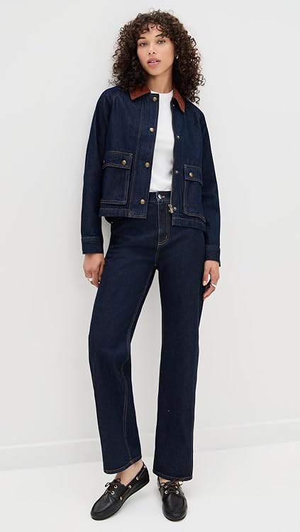 Madewell Women's Denim Trapeze Jacket
