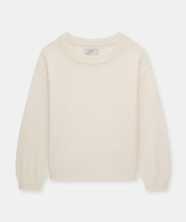 NAADAM Women's Lightweight Reversible Cashmere Wide Neck Sweater