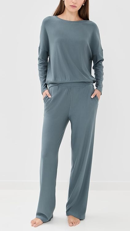 Eberjey Womens Softest Sweats Straight Pants