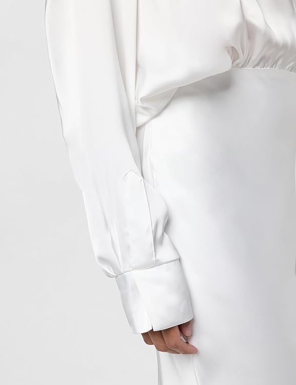 Norma Kamali Women's Super Oversized Boyfriend Nk Shirt Gown