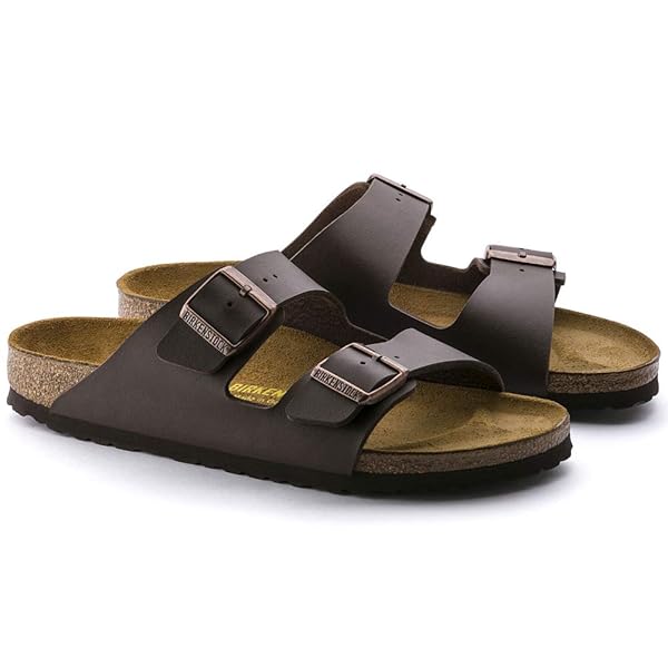 Birkenstock Unisex Arizona Brown Sandals - 8-8.5 B(M) US Women