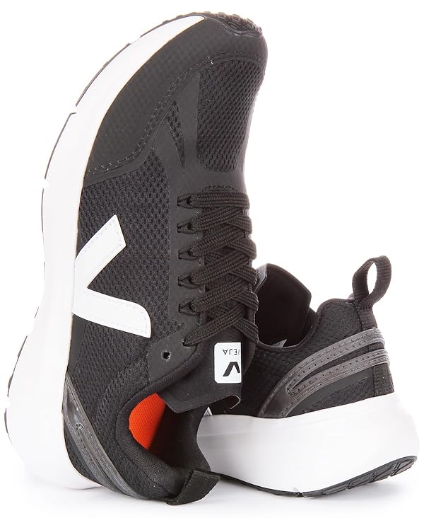 Veja Women's Condor Performance Sneakers, Black/White, 8 Medium US