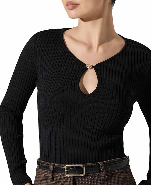 ASTR The Label Womens Lynly Sweater