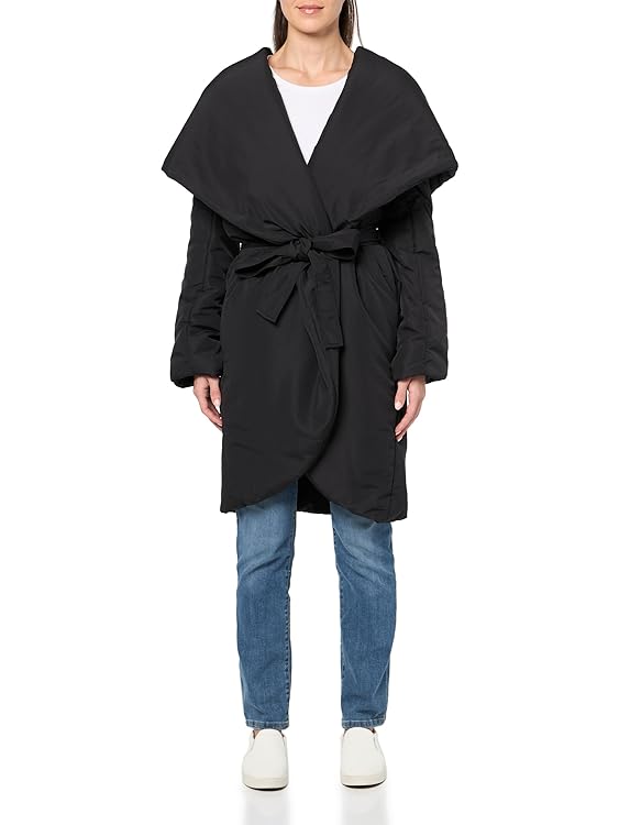 Norma Kamali Women's Shawl Collar Coat (24)